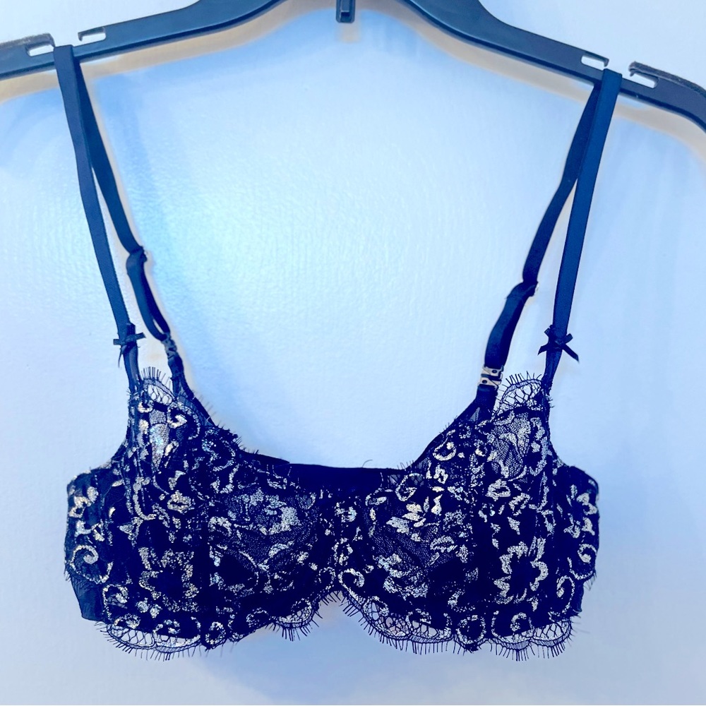 Victoria’s Secret Blue Lace Bra